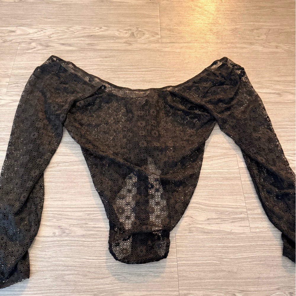 Victoria's Secret Black Lace Top
